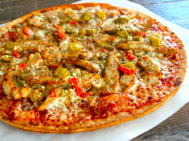 Pickleman's Chicken Giardiniera Pizza, Spicy