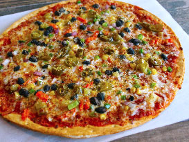 Pickleman's Vegetarian Pizza